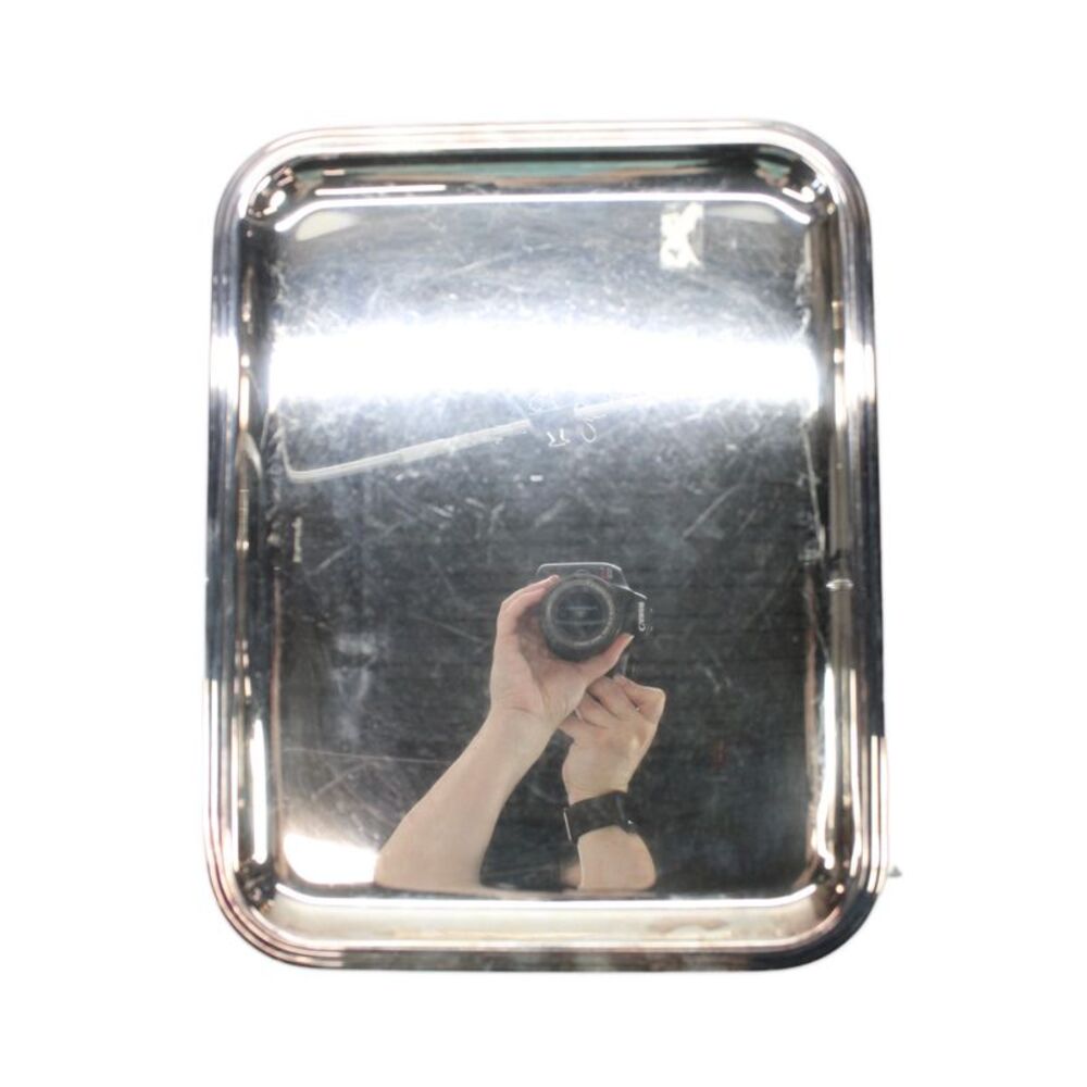 Christofle Silver Plate Rectangular Albi Tray 14"x11"